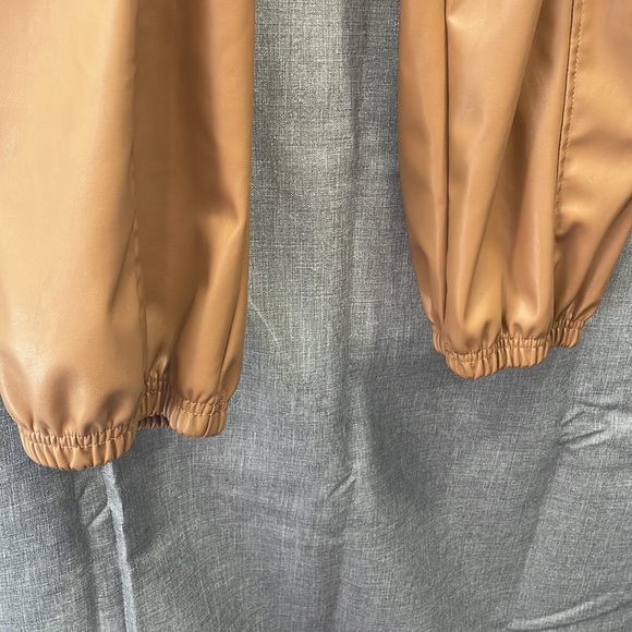 #38 Faux Leather Shein Pants - Picture 3 of 5